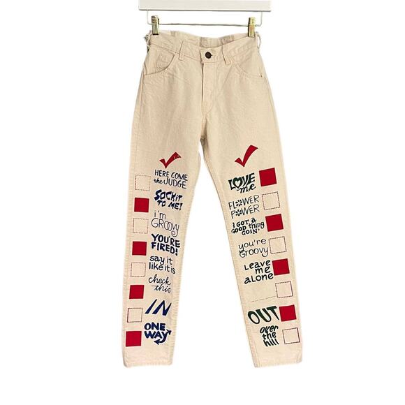 NWT Levi's Vintage Laugh In Limited 50th Anniversary Jeans Crazy Legs Size 24 - Picture 12 of 15